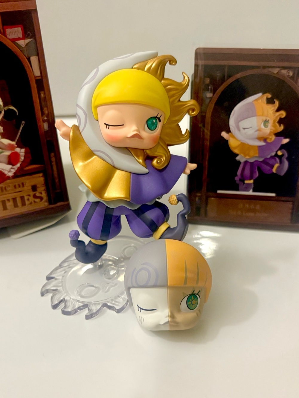 MOLLY Sol & Luna Jester – Attic of Oddities Series • 2026 (Removable Mask).
